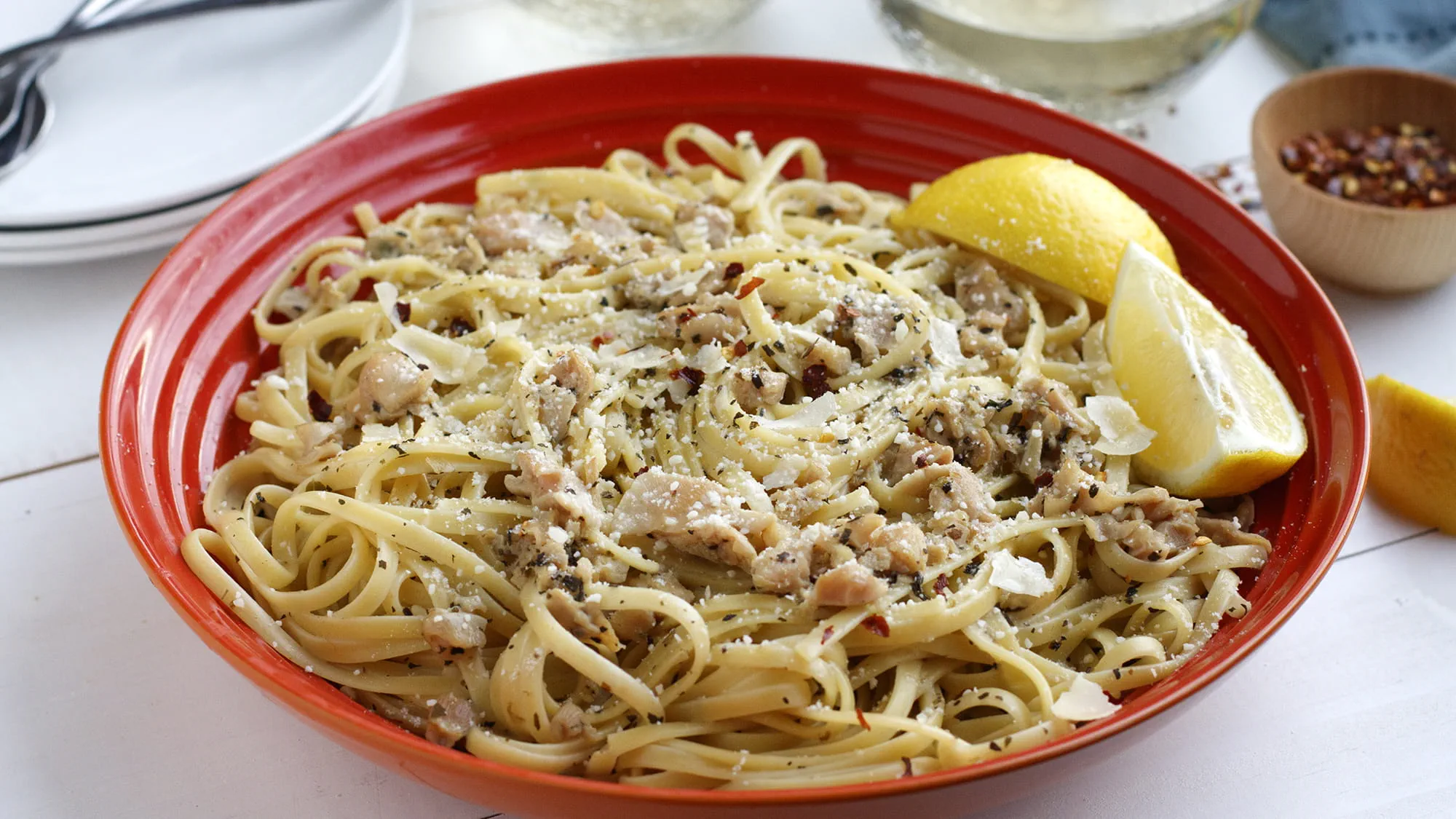White Wine Clam Sauce Linguine